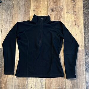 Obermeyer Women's Black Fleece 1/2 Zip Pullover Size XS